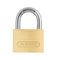 ABUS 713/50 - Sleutelslot - Blik 7,5 mm 50 mm - Gouden/Zilverkleurig