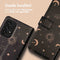 iMoshion Hoesje Geschikt voor Samsung Galaxy A53 Hoesje Met Pasjeshouder - iMoshion Design Bookcase smartphone - Zwart / Sky Black