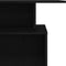 vidaXL - Receptiebalie - 100x40x104 - cm - bewerkt - hout - zwart