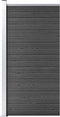 vidaXL - Schuttingpaneel - 95x186 - cm - HKC - zwart
