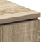 vidaXL - TV-kast - in - Sonoma - Eik - 100x38x49 - cm - - - Gelaagd - Hout