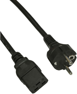 Akyga AK-UP-01 - Server stroomkabel - IEC C19 250V 16A 1.8m Zwart