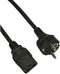 Akyga AK-UP-01 - Server stroomkabel - IEC C19 250V 16A 1.8m Zwart
