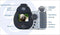 Konica Minolta Dimage Z3 - Digitale camera - 12x optische zoom - Zilver