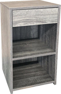 Nachtkastje - halkastje - 65 cm hoog - grijs