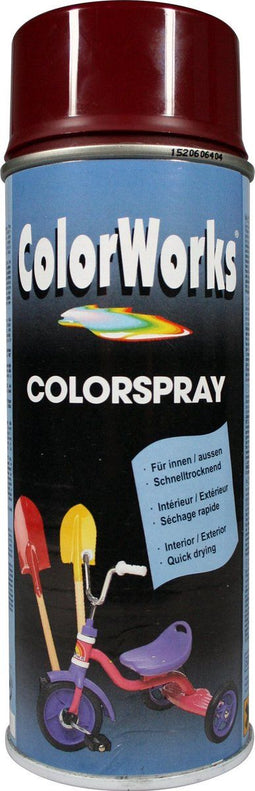 Colorworks Colorspray - Hoogglans - 400 ml - Bordeauxrood