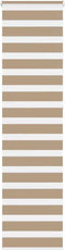 vidaXL - Zebra - Blind - 55x230 - cm - stofbreedte - 50,9 - cm - polyester - zandbruin