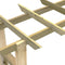 vidaXL - Rozenboog - 150x60x204 - cm - geïmpregneerd - hout