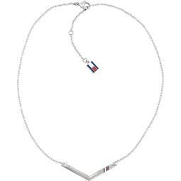 Tommy Hilfiger - Dames ketting - Edelstaal 45,7 cm - Zilver