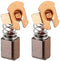 Grafitos Marjal 9492 - Borstels voor elektrische motor - 7 x 7,4 x 9,5 mm Antraciet (2 stuks)