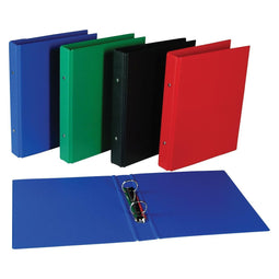 Ringmap formaat A5 2 ringen van 25 mm geassorteerde kleuren