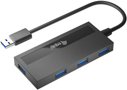 Equip 128956 - USB Hub - 4x USB 3.2 Gen 1 (5Gb/s) - Zwart