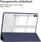 imoshion Tablet Hoes - Geschikt voor Samsung Galaxy Tab S9 11.0 inch Plus / Galaxy Tab S9 11.0 inch FE Plus / Galaxy Tab S10 Plus - Trifold Hardcase Bookcase - Donkerblauw