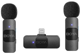 BOYA BY-V2 (V2.0) - Microfoon met bevestigingsclip - Draadloos - 20 - 16000 Hz - Zwart