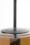 Light & Living Hanglamp Misty - Bruin - 30x30x37cm - Modern - Hanglampen Eetkamer, Slaapkamer, Woonkamer
