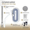 Vapore Elektrische Dweil Draadloos - 150×150 RPM Dual Rotatie - 40 min Accu - LED Verlichting -