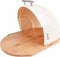 Broodmand Feel Maestro MR-1678 Beige Zilverkleurig Hout Plastic 1 Onderdelen 27,5 x 21 x 37,5 cm