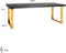 Richmond Interiors Eettafel Blackbone gold 220 (Black rustic)