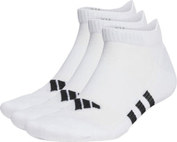 adidas Performance Performance Gevoerde Korte Sokken 3 Paar - Unisex - Wit- 46-48