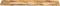 vidaXL - Tafelblad - met - natuurlijke - rand - 180x30x3,8 - cm - massief - mangohout