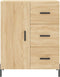 vidaXL - Dressoir - 69,5x34x90 - cm - bewerkt - hout - sonoma - eikenkleurig
