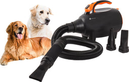 IMPAQT Hondenfohn - Waterblazer - 2200W Warm en Koud Blazen - Zwart Oranje