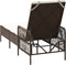 vidaXL - Ligbed - met - Kussen - Bruin - Poly - Rattan