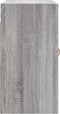 vidaXL - Wandkast - 60x31x60 - cm - bewerkt - hout - grijs - sonoma - eikenkleurig