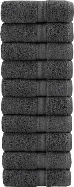 vidaXL - Gastendoekjes - SOLUND - 10 - st - 600 - g/m² - 30x50 - cm - antraciet