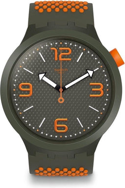 Swatch SO27M101 - Polshorloge - Quartz - Oranje
