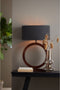 Light & Living Lampenkap Ovaal Livigno - Antraciet - 45x21x22cm