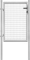 vidaXL - Poort - 105x150 - cm - gegalvaniseerd - staal - zilverkleurig