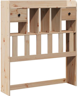 vidaXL - Hoofdbord - met - opbergruimte - 75 - cm - massief - grenenhout