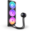 NZXT Kraken Plus 360 RGB - AIO-vloeistofkoeler - LCD-display RGB-ventilatoren - Zwart