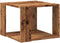 vidaXL - Salontafel - 40x40x30 - cm - bewerkt - hout - oud - houtkleurig