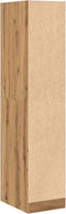 vidaXL - Apothekerskast - 30x41x144,5 - cm - bewerkt - hout - artisanaal - eiken