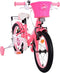 Volare Ashley Kinderfiets - Meisjes - 16 inch - Roze/Rood - Twee Handremmen