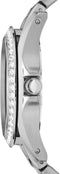 Fossil Riley ES3202 - Dameshorloge 38 mm - Zilverkleurig met diamantsteentjes