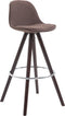 Barkruk Kempele Stof Rond C, Taupe