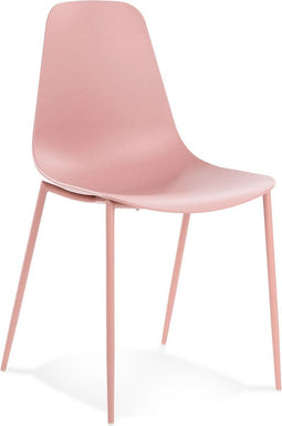 Alterego Feliz - Designer Stoel - Roze Binnen- & Buitenstoel - 52.5x48x88cm