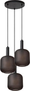 Lucide ELOISE - Hanglamp - Ø 40 cm - 3xE27 - Dimbaar - Zwart