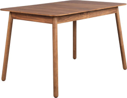 Zuiver Glimps Uitschuifbare Eettafel 120/162x80 cm Hout Walnoot - Bruin