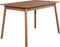 Zuiver Glimps Uitschuifbare Eettafel 120/162x80 cm Hout Walnoot - Bruin