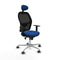Piqueras y Crespo 1D086G1 - Bureaustoel - Hoogteverstelbaar met armleuning - Blauw