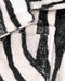 ZoHome Zebra Badjas Lang - Fleece - Maat M - Black/White