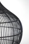 Light & Living PACINO Hanglamp Ø50 x 51,5 cm - Zwart Rotan - Modern Design - E27