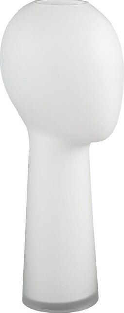 PTMD Adali Vaas - 18 x 15 x 40 cm - Glas - Mat wit