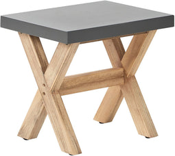 OLBIA - Tuinstoel - Grijs - Vezelcement