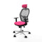 Jorquera Piqueras y Crespo 1D086N2 - Bureaustoel met hoofdsteun - Verstelbare hoogte - Roze