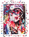 UNIDRAGON Houten Puzzel Voor Volwassenen Woosaic - Etnisch meisje - 500 stukjes - 38x28 cm